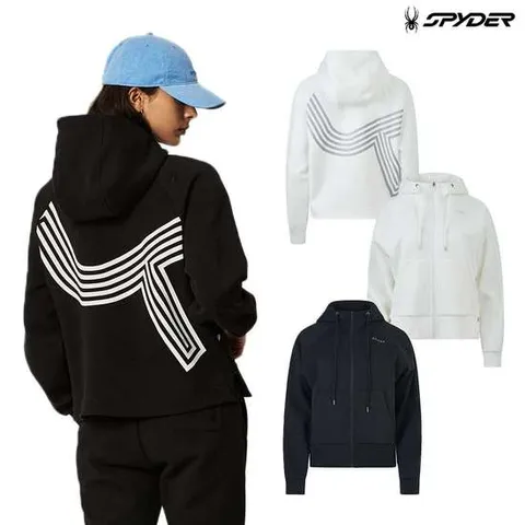 [스파이더] 여성 셋업 후드 집업 SPJPCNFT351W