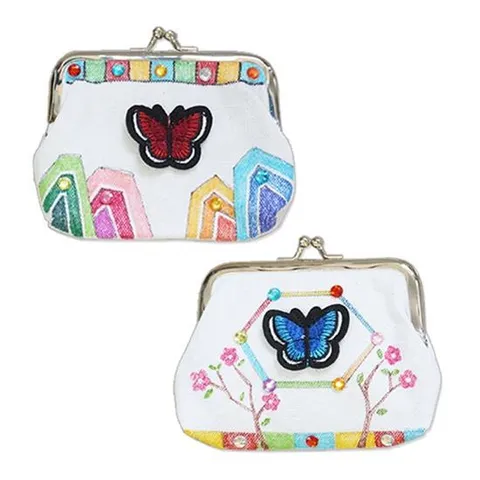 전통 나비 동전지갑(4인용)