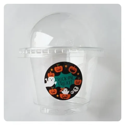 Z42 머핀컵 5개 (스티커별도구매) 할로윈사탕포장 5EA