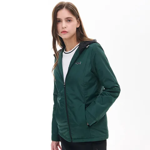 루이까스텔 여성 후드 반전배색 패딩점퍼