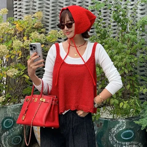 [안녕윤수야] 뚜비뚜바 니트 뷔스티에