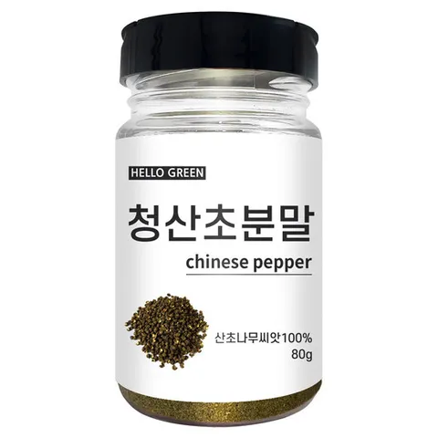 헬로우그린 천연 향신료 청산초 분말 가루 80g (조미료통)