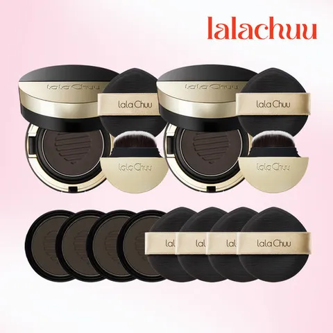 라라츄 시즌2 헤어쿠션 마스터 세트 (본품2+리필4)(퍼프+브러쉬 포함)