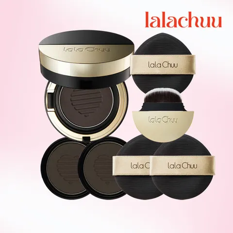 라라츄 시즌2 헤어쿠션 마스터 세트 (본품1+리필2)(퍼프+브러쉬포함)