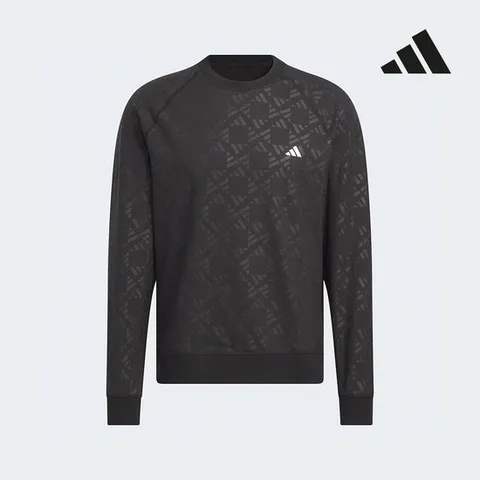 아디다스골프 24FW 남성 골프 스웻셔츠 블랙 IW3986