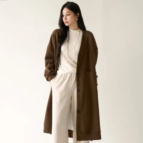 [피핀] 22485 자체제작/ 베이직 롱 가디건