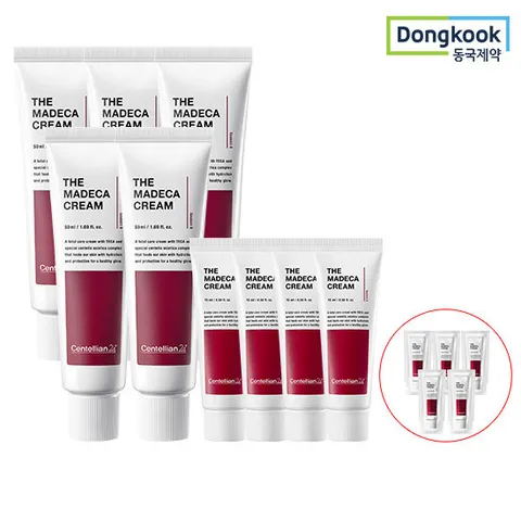 센텔리안24 더마데카크림 45ml 5개+15ml 4개+1ml 5매