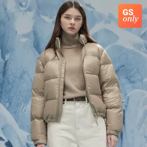 [단독판매] 스케쳐스 오로라 글로시 헤비 헝가리 다운(베이지)