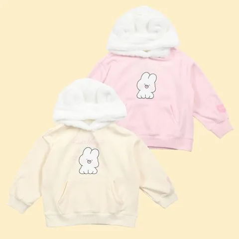 [ 롯데백화점 ]로엠걸즈 슈야포근귀달이후드티셔츠RGMA24T8S