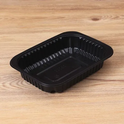 PP실링용기 BF 19154 블랙 100개-소분 일회용 배달