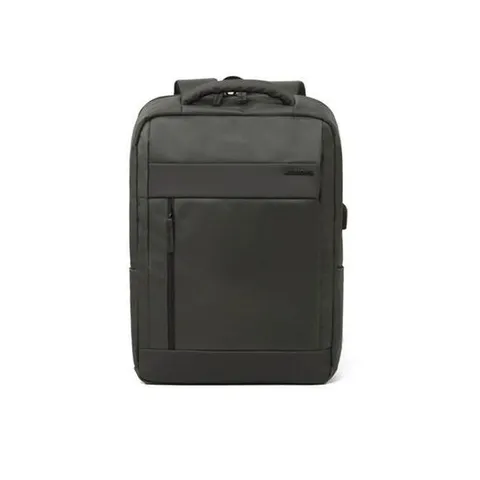 [라일리] Rly 카키그레이- 직장인 백팩 USB 장착 캐주얼 가방 정