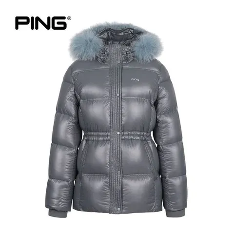 PING 여성 폭스퍼 후드 구스 다운 점퍼