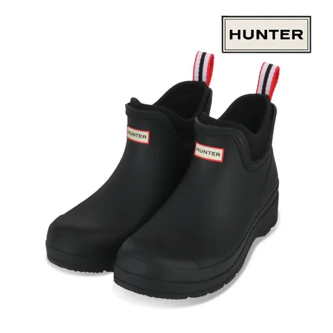 헌터 레인부츠 플레이 첼시 네오플렌 여성 장화 WFS3020RMA-BLK