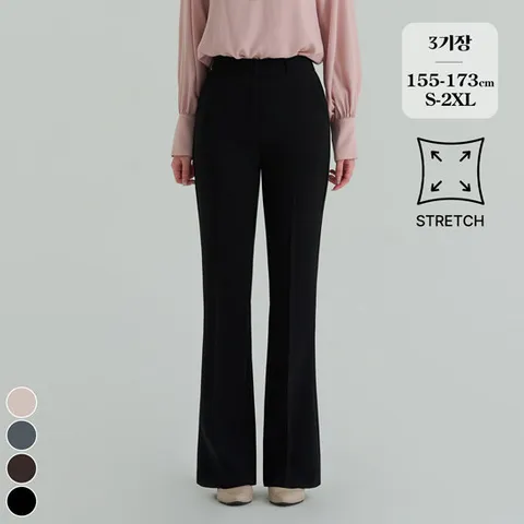 포레스트핏 (노컷슬랙스16탄) 스판 밴딩 부츠컷 슬랙스