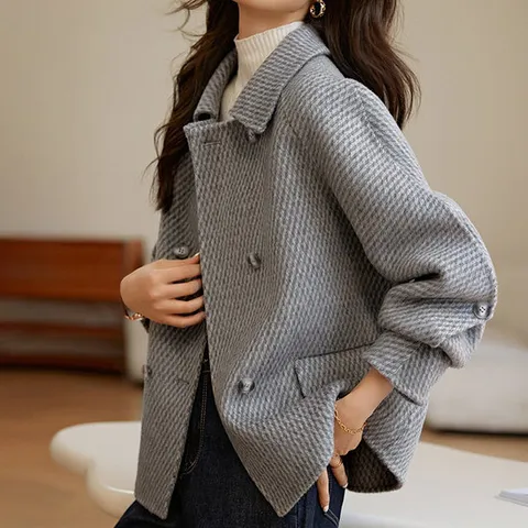 *특가_바로발송*[랄라모션] 라엘 더블버튼 숏코트(llm0137)_반품불가