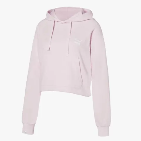 푸마 여성 클래식 크롭 후디 데일리 후드티 933157-02