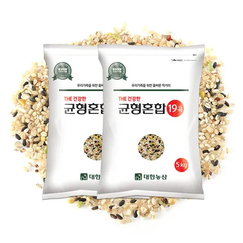 균형혼합 19곡 10kg (5kgx2봉) 혼합곡 건강 잡곡