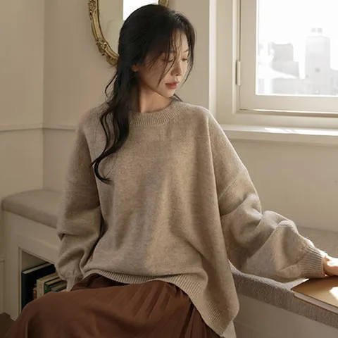 [저스트원] 여리미 언발트임 루즈핏 울니트