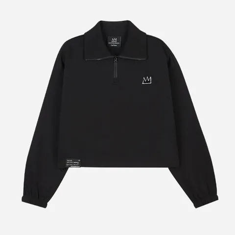 [ 롯데백화점 ][클라이드]여성 3컬러 바스키아 반집업 맨투맨 티셔츠 (FODTS981F)