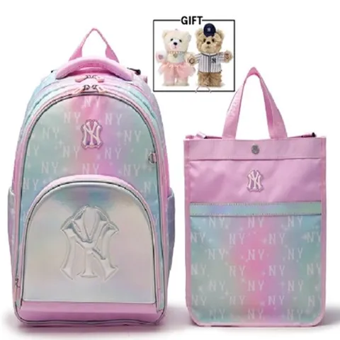 [ 현대백화점 ]MLB 키즈 오러라 모노그램 책가방 세트(7FBKM015-50PKL)