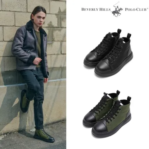 비버리힐스폴로클럽 남성 패딩 퍼부츠