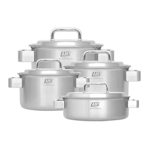 AMT 316Ti 통5중 프로 냄비 4종세트(양수16,20,24,전골24)