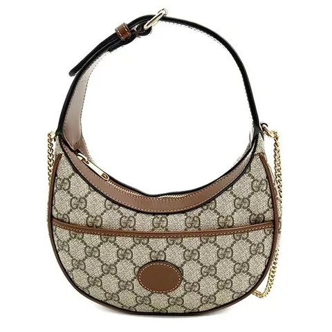 (명품) 구찌 GG 하프문 쉐입 미니 호보백 72684