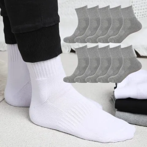 남성용 100% 국내생산 두꺼운 이중바닥 스포츠양말 10켤레 중목