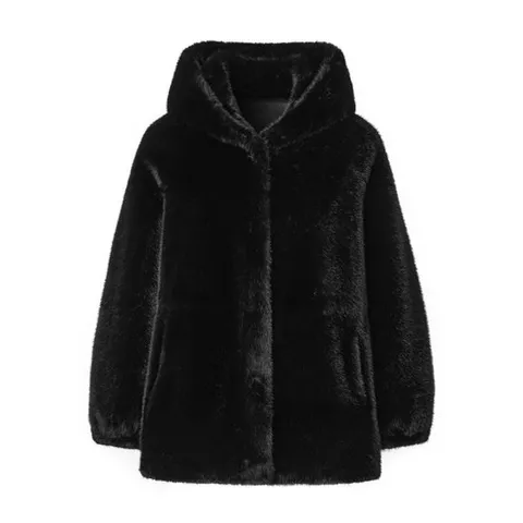 [라벨르]라벨르by신영모피 페이크퍼 무스탕 라인트리밍 후드자켓