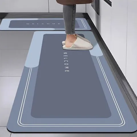 부엌매트 규조토 대형 주방매트 욕실 현관 발매트 120x40cm