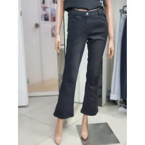 엘르골프 세이브존06 여성 기모본딩 스트레치 부츠컷 데님바지 6K61606