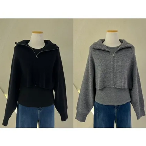 [ 현대백화점 ][SOUP] 나시 세트 레터링 가디건 (SAATX30)