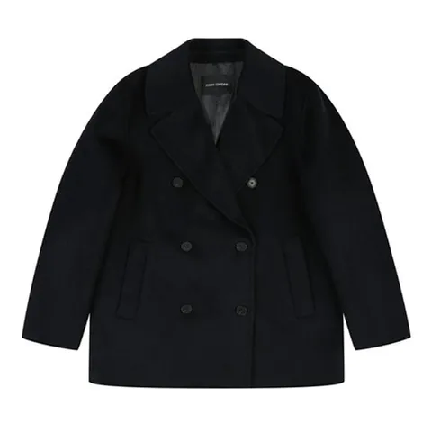 [ 현대백화점 ][코데즈컴바인] 세미 오버핏 더블 하프 핸드메이드코트 (CJD-HC509WA)