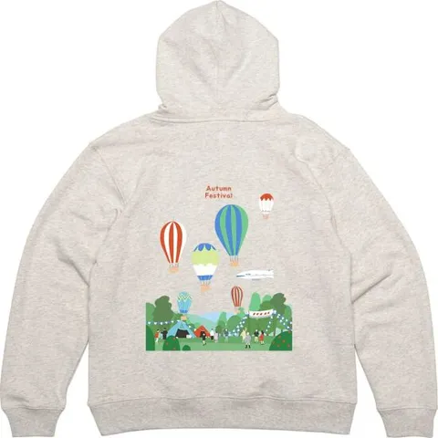 후드집업 뒷면 프린트티셔츠 가을풍선여행 튀르키에