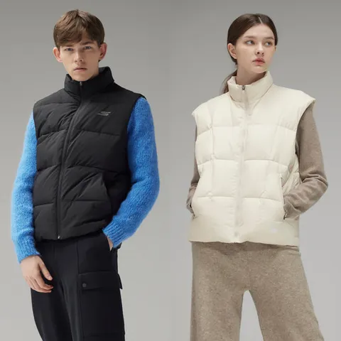 스케쳐스 남/여 아이코닉 튜브 패딩 베스트 3종택1