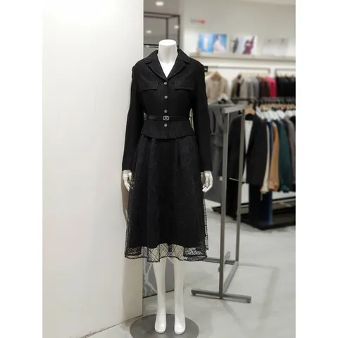 [KL] 칼라넥 플럼프 원피스 KWOPOK0500