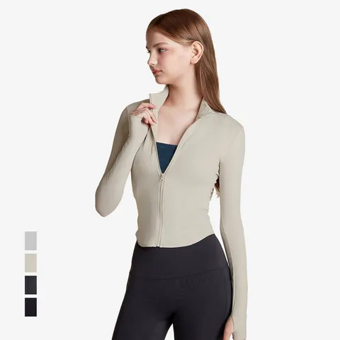 [GS특가] 테슬라 요가 자켓 긴팔 티셔츠 필라테스 런닝 운동복