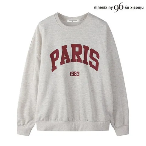 [나인식스뉴욕]기모 맨투맨 티셔츠 (NO4LW003L0)