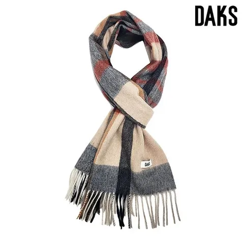 [ 롯데백화점 ][닥스(스카프)]남,여공용 베이직 면분할 울 머플러 FKD292O