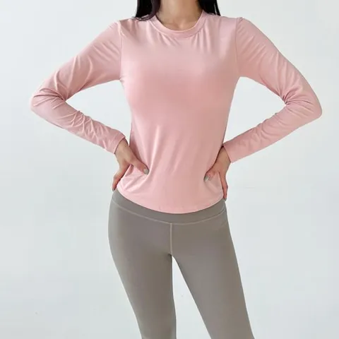 [리빌모아]여자 스포츠 소프트 라운드 티셔츠 DJW-TSA-SGSSET661