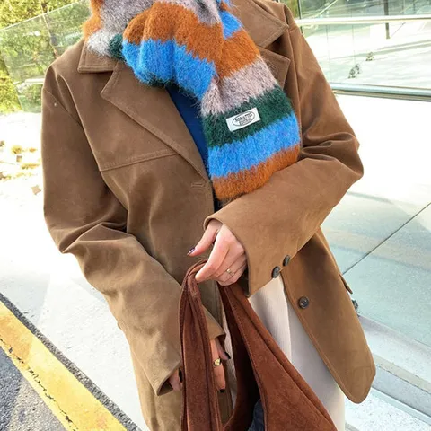 [안녕윤수야] 알렉스 스웨이드자켓