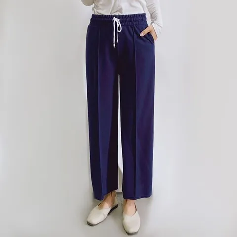 와이드 밴딩 쿨 슬랙스 편한 바지 feel