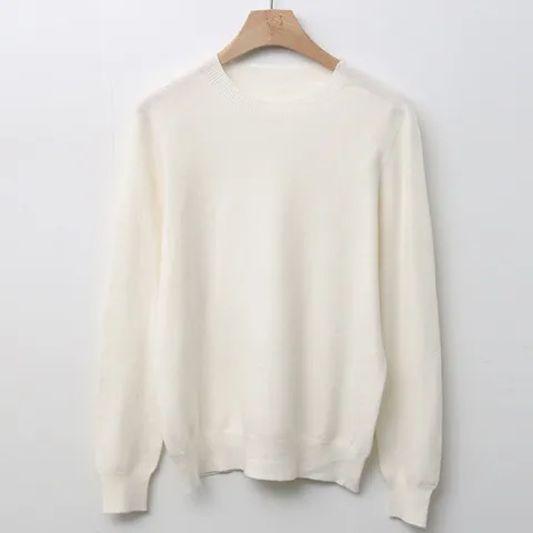 샵앤) 여성 라운드넥 니트티셔츠 SIU-WKN-3688-아이보리