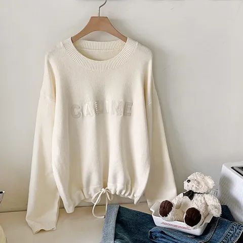 샵앤) 여성 라운드넥 니트 티셔츠 DGB-WKN-3716-아이보리