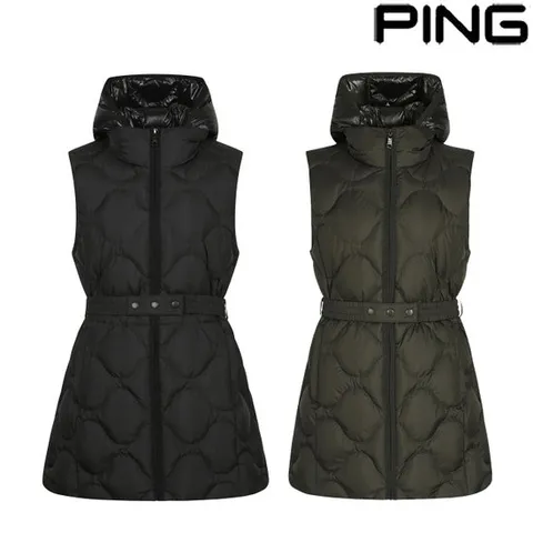 [ 롯데백화점 ][양말증정]PBS여성 후드구스다운베스트 121D4JV451