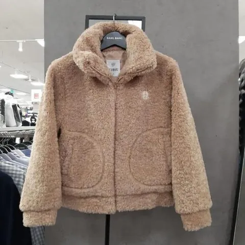 뱅뱅 HC09 여자 네잎클로버 뽀글이 후리스점퍼 CUK605