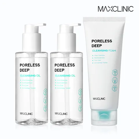 [맥스클리닉] 포어리스 딥 클렌징오일 세트_ M366641