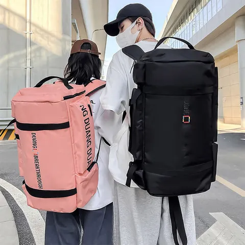 레터링 대용량 빅팩 겸용 보스턴백 백팩