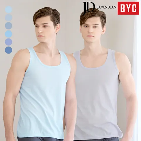 [BYC]외 남자 유색 순면 컴포트 조끼 런닝 택 1