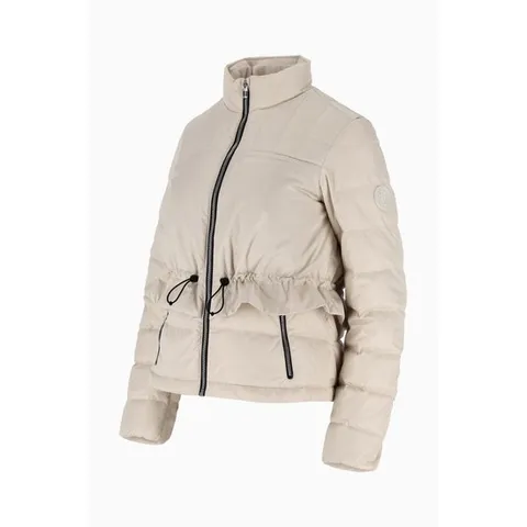 [ 롯데백화점 ][엘르골프]23년 여성 겨울 허리 주름 포인트 경량 다운 점퍼 [6J82002]